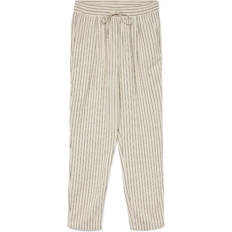 VERO MODA Nohavice VMJesmilo sivobéžová / čierna 62936949