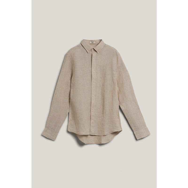KOŠEĽA GANT SLIM LINEN SHIRT DRY SAND 62797508