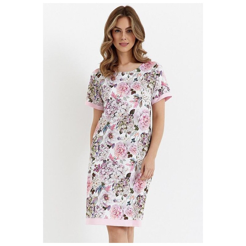 Cana Nočná košeľa Hortensia II ružovo-fialové kvety 63208870