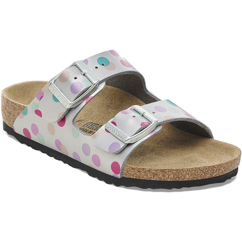 Birkenstock Arizona Kids BF Elec. Metal. Silver Dots Regular Fit 65402788