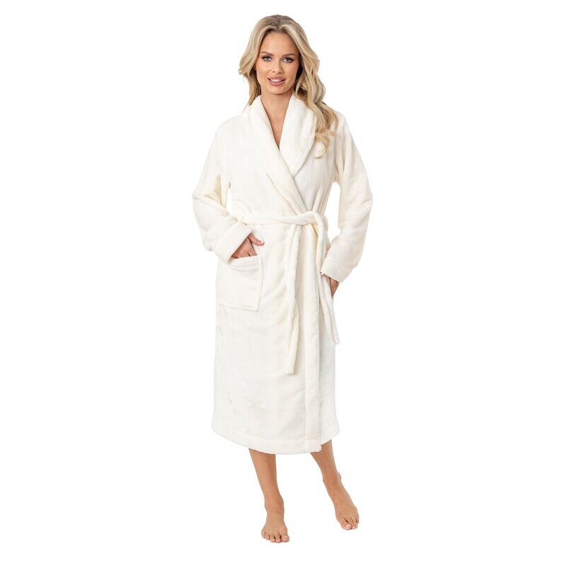 Donna Dlhý dámsky župan Pamela II ecru 63047829