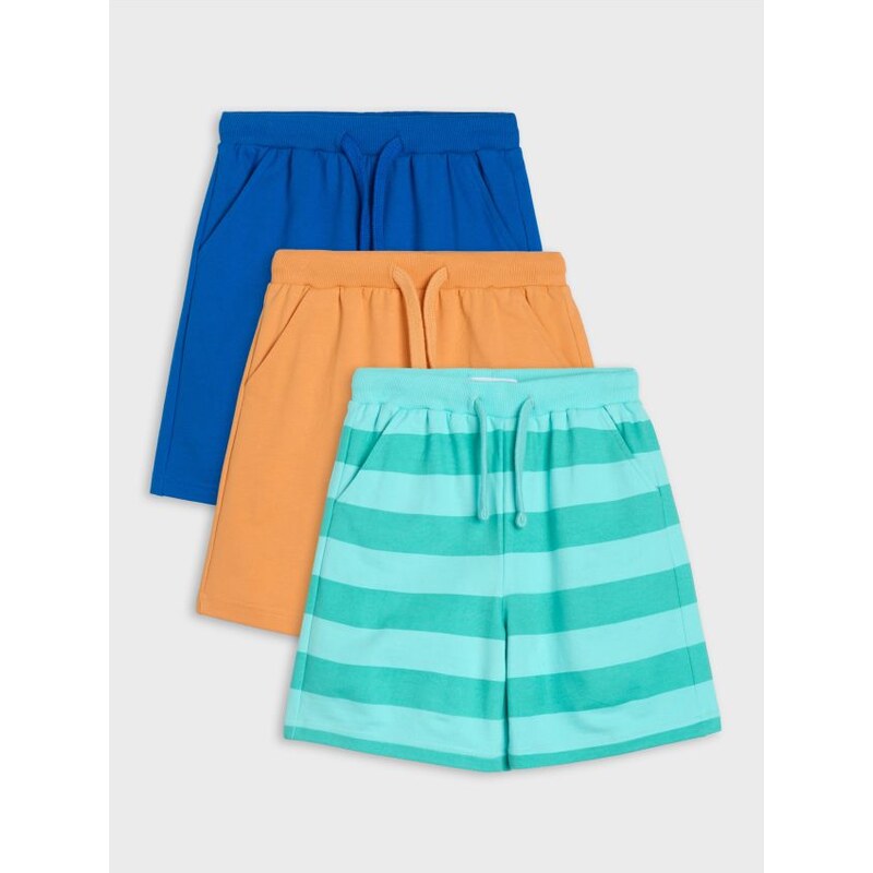 Sinsay - Súprava 3 šortiek - tyrkysová 65741650