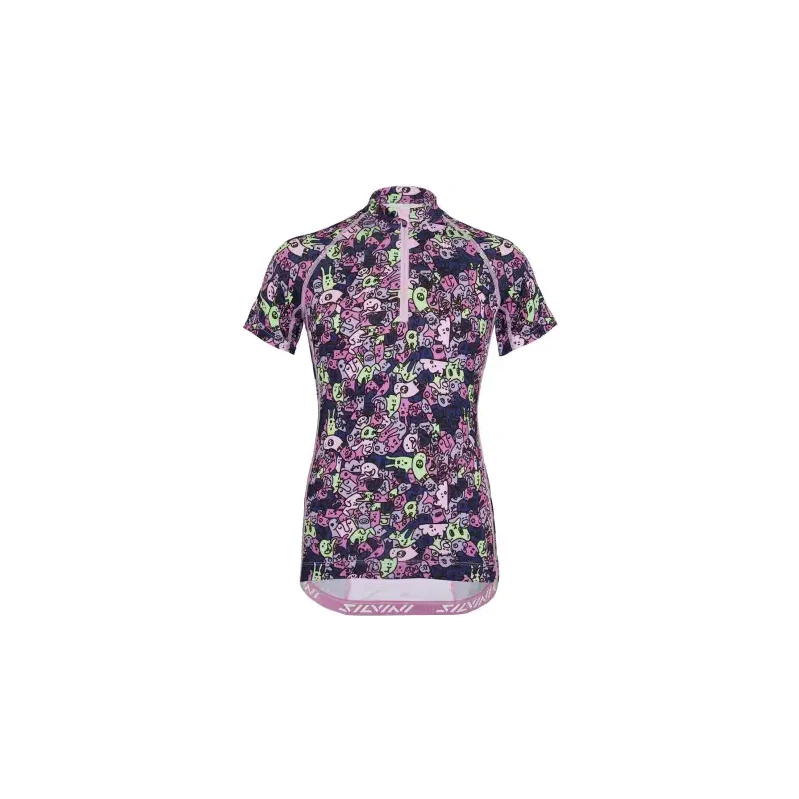Silvini Scrivia detský dres krátky rukáv Blush/Green vel. 122-128 63051646