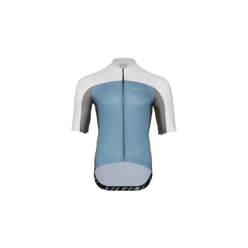 Silvini Stelvio pánsky dres krátky rukáv Cloud/Blue vel. L 63051649