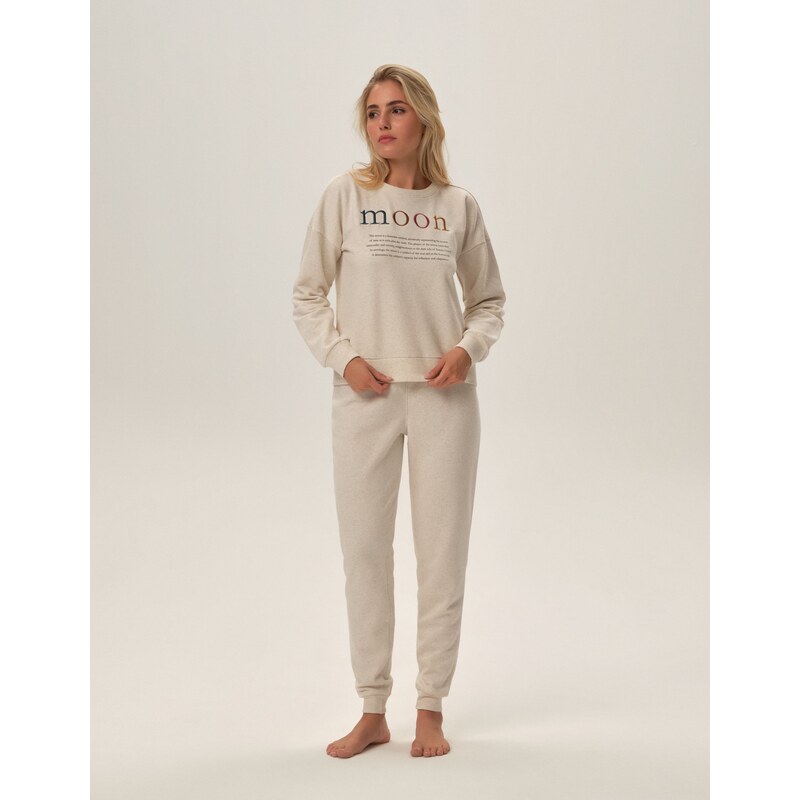 Henderson Ladies Dámske domáce oblečenie Fune 41887-80X béžové, Farba 63053645