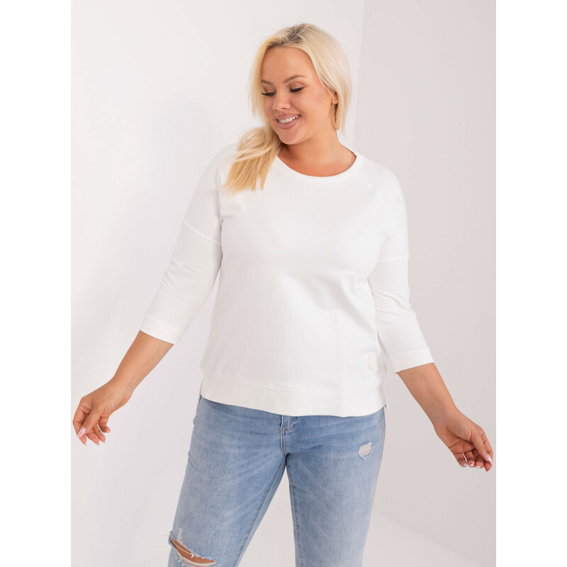 RELEVANCE Biela ľahká basic mikina RV-BZ-9221.95-white 57955647