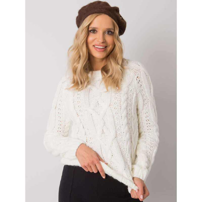 BASIC Hnedý baret s aplikáciou srdiečok a hviezdičiek AT-SK-CHA9116 29439833