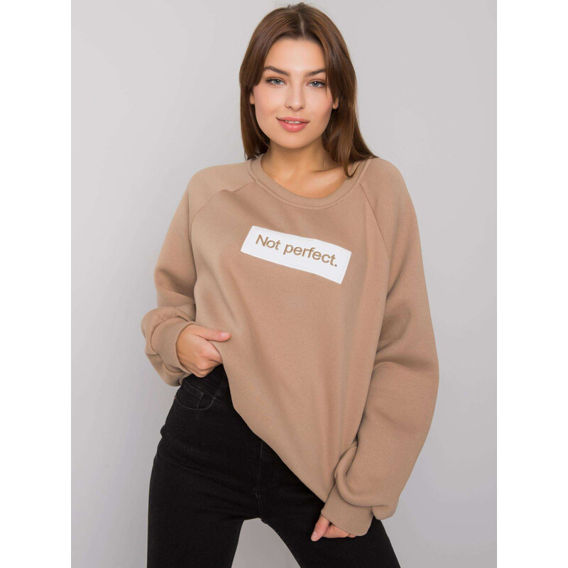 BASIC Svetlo béžová mikina s nápisom -em-BL-652.13P-beige 26822791