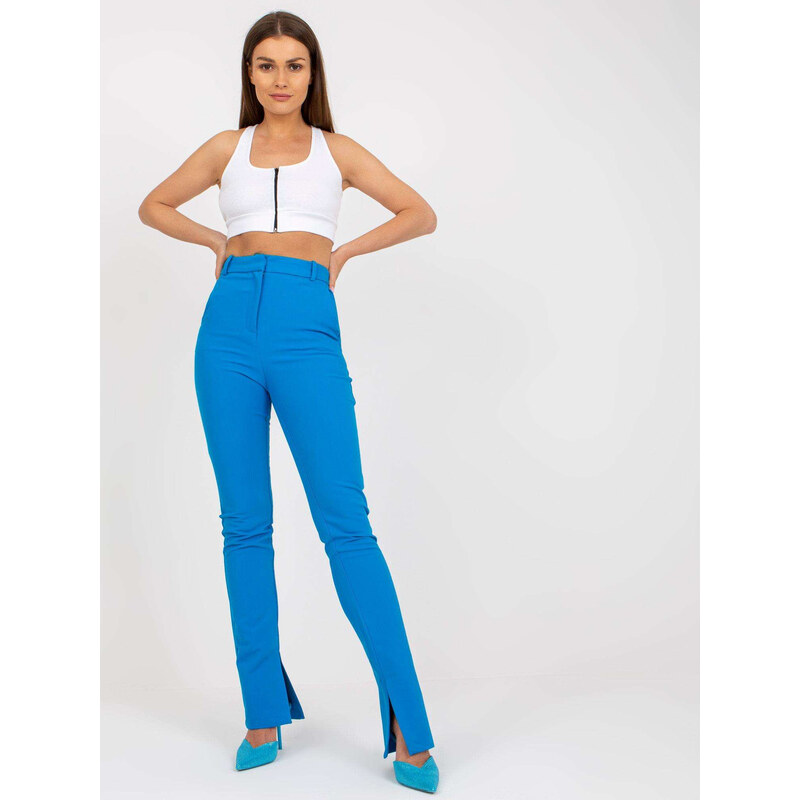 RUE PARIS Biely crop top so zipsom -RV-TP-8011.42-white 57950387