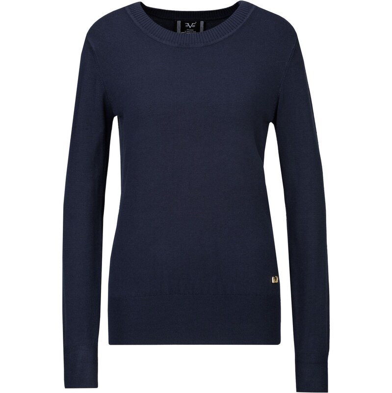 19V69 ITALIA Sveter Viola tmavomodrá 63068530