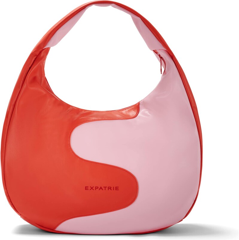 Expatrié Kabelka na rameno svetloružová / červená 63168100
