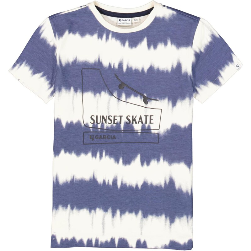 GARCIA Tričko krémová / enciánová / čierna 63068661