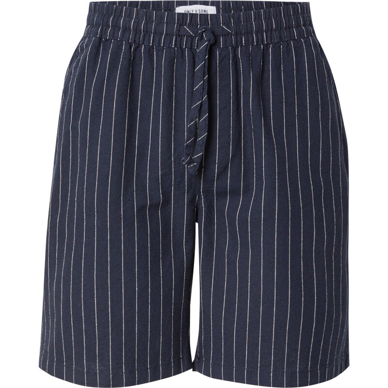 Only & Sons Chino nohavice ONSTINUS čierna / biela 63068747