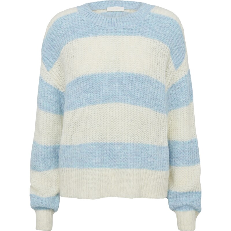LeGer by Lena Gercke Sveter Florina svetlomodrá / šedobiela 63160071
