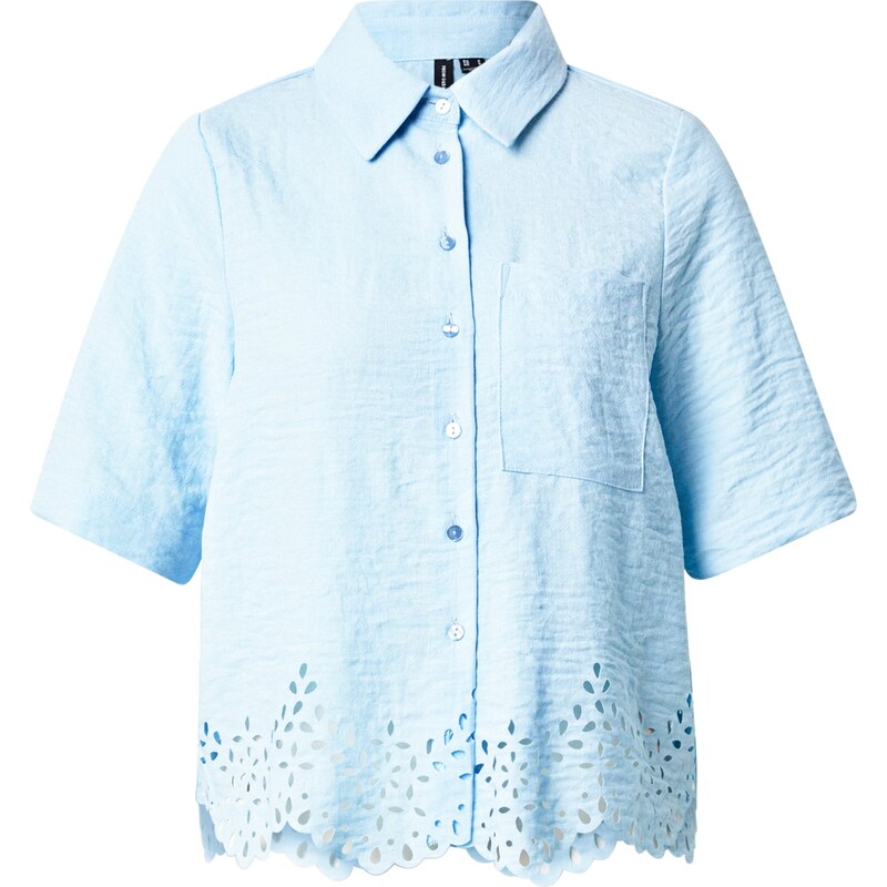 VERO MODA Blúzka VMOTTA svetlomodrá 63060003