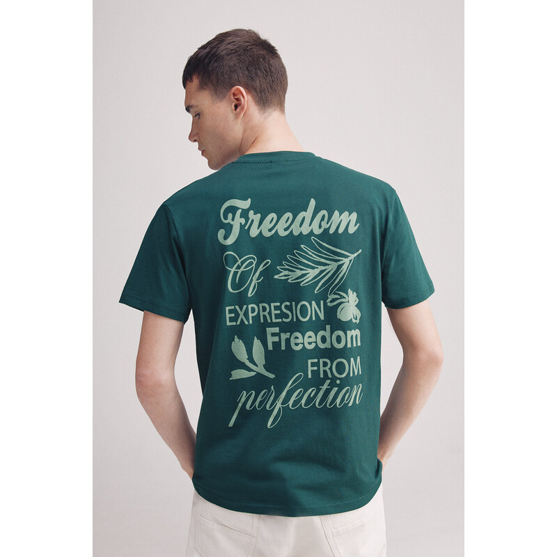 SPRINGFIELD Pánske potlačové tričko Freedom 63062677