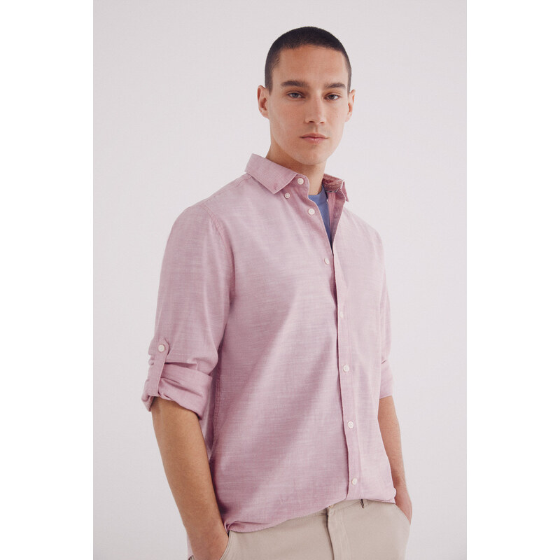 SPRINGFIELD Pánska košeľa z hrubej bavlny 63062684