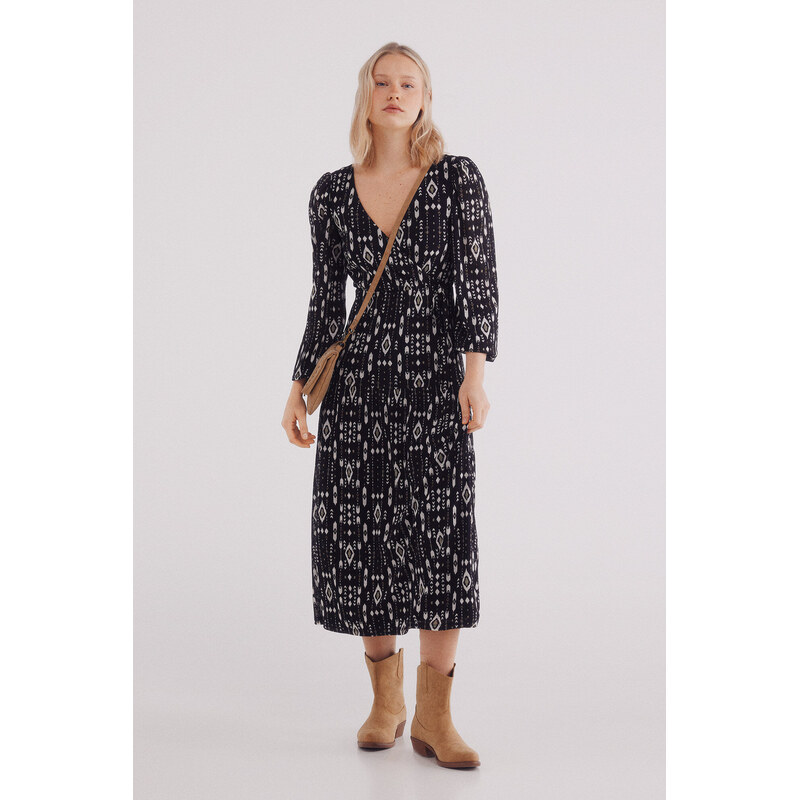 SPRINGFIELD Midi šaty s geometrickým vzorom 63062718