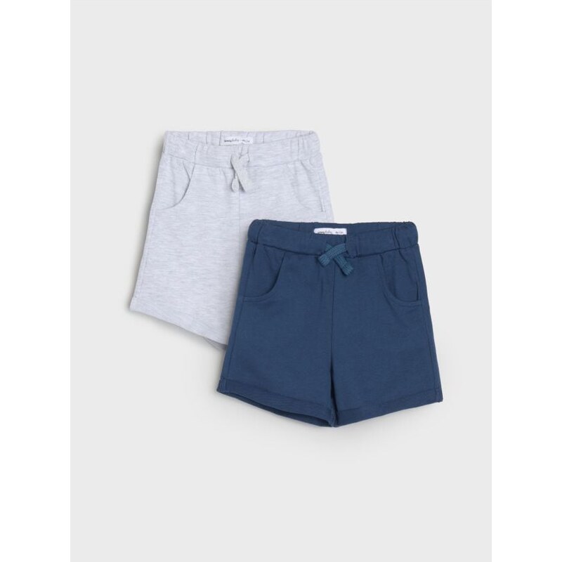 Sinsay - Súprava 2 šortiek - svetlošedá 65738422
