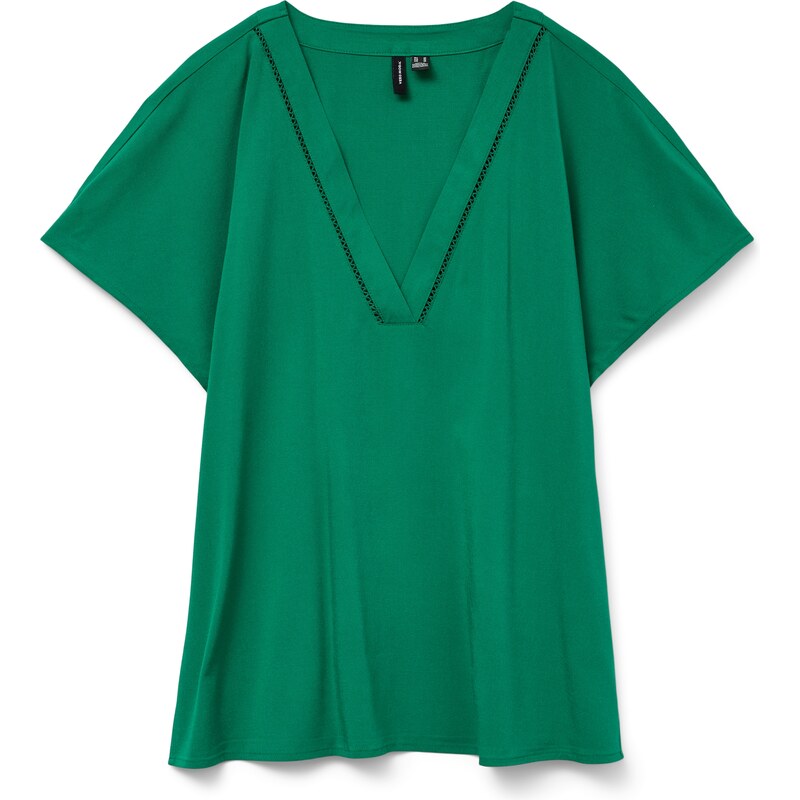 VERO MODA Blúzka VMBELLA tmavozelená 63067483