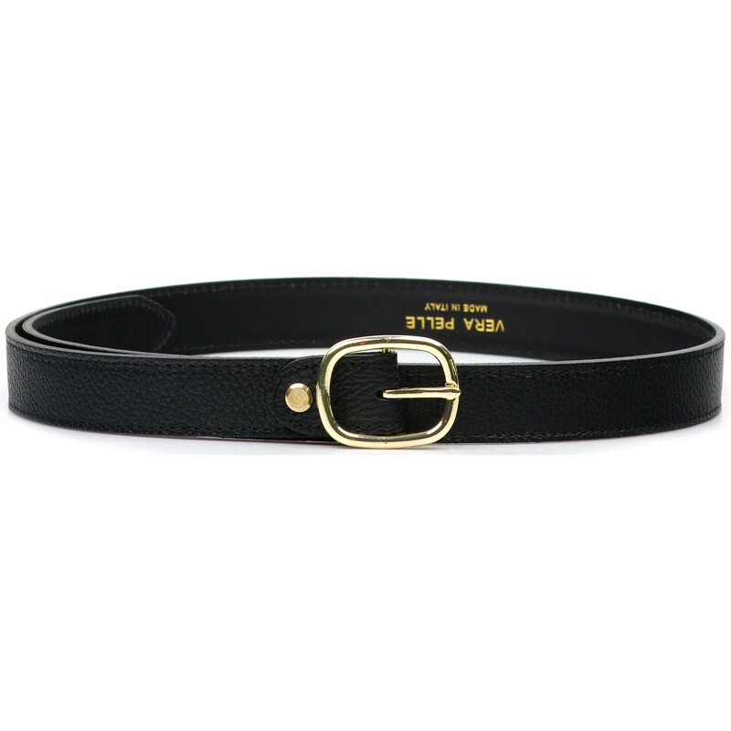 Blaire Dámsky kožený opasok čierny 64987335