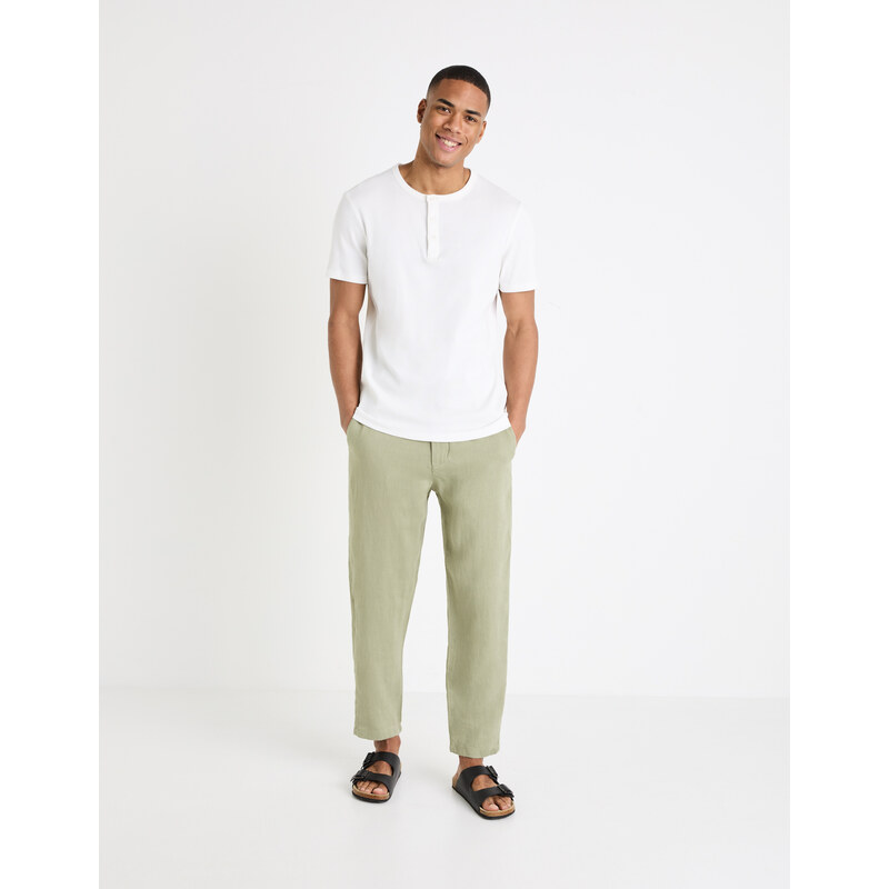 Celio Linen Trousers Dolinus - Mens 64680448