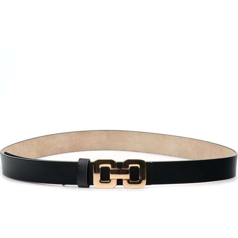 Blaire Dámsky kožený opasok čierny 64988295