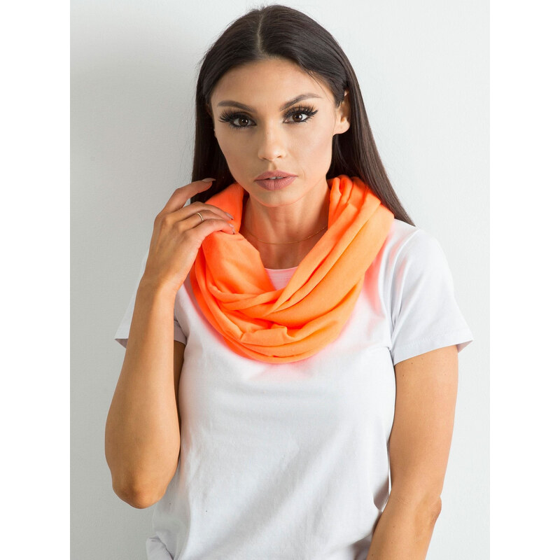 BASIC Neónovo oranžova dámska šatka AT-KM-14560.31P-oange 25630562