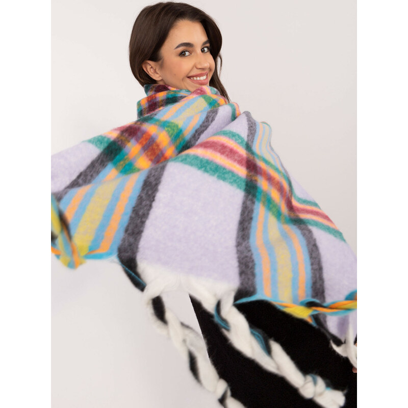 Wool Fashion Italia Szalik-AT-SZ-231501.03X-jasny fioletowy 65364904