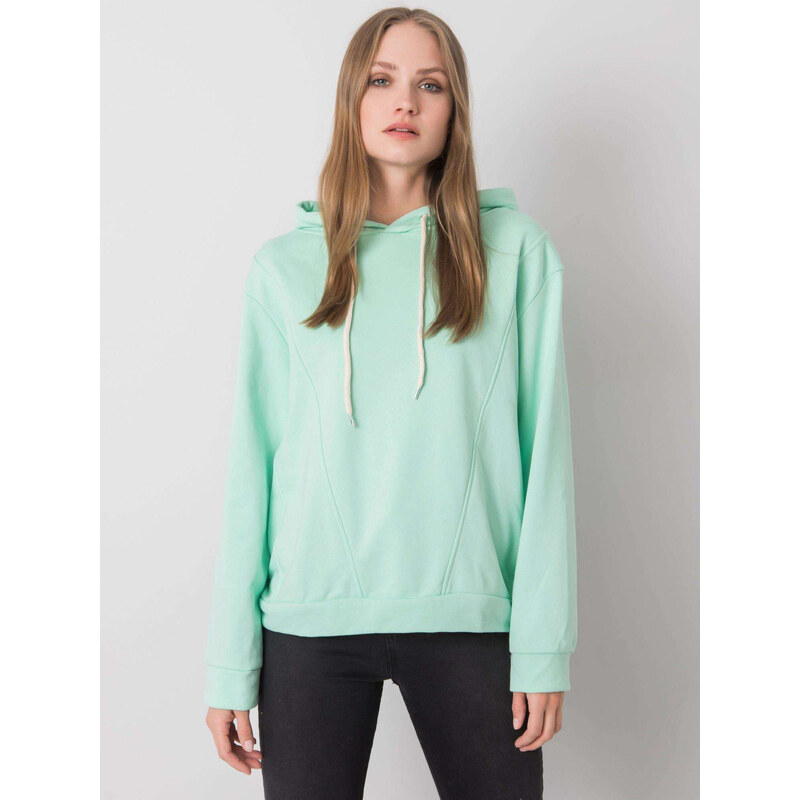 BASIC Mintova dámska mikina s kapucňou EM-BL-ES-21-525.10-mint 24087763
