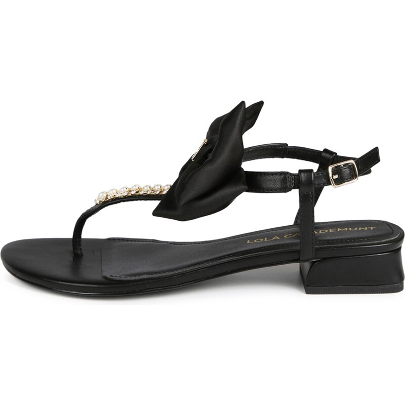 Lola Casademunt Žabky čierna 63080022