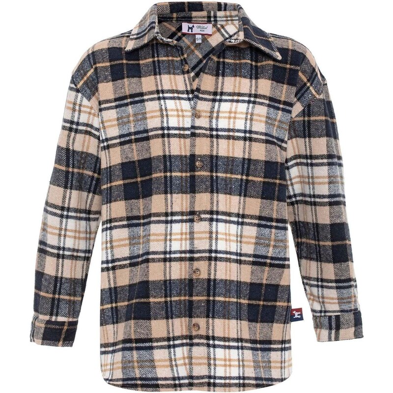 Williot Košeľa béžová / námornícka modrá / biela 63168072