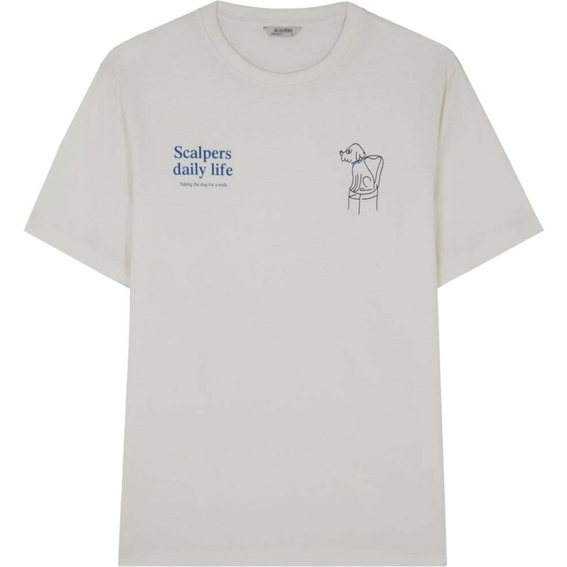 Scalpers Tričko krémová 63159839