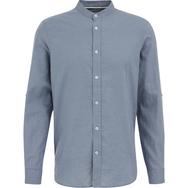 WE Fashion Košeľa sivá / sivý denim 63080429