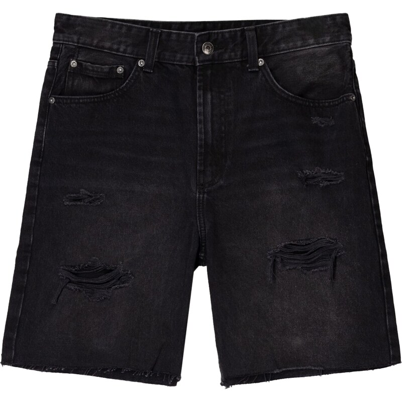 Bershka Džínsy čierny denim 63169238