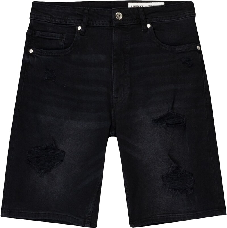 Bershka Džínsy čierna 63169199