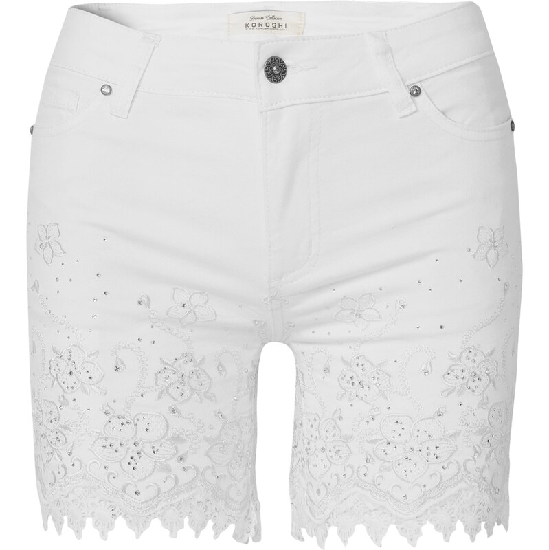 KOROSHI Džínsy biela 63167993