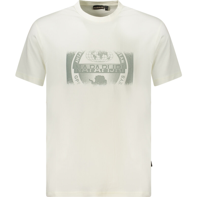 Biele tričko Napapijri s krátkym rukávom 64706017