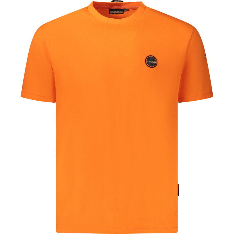 Pánske tričko Napapijri s krátkym rukávom, oranžové 64713147