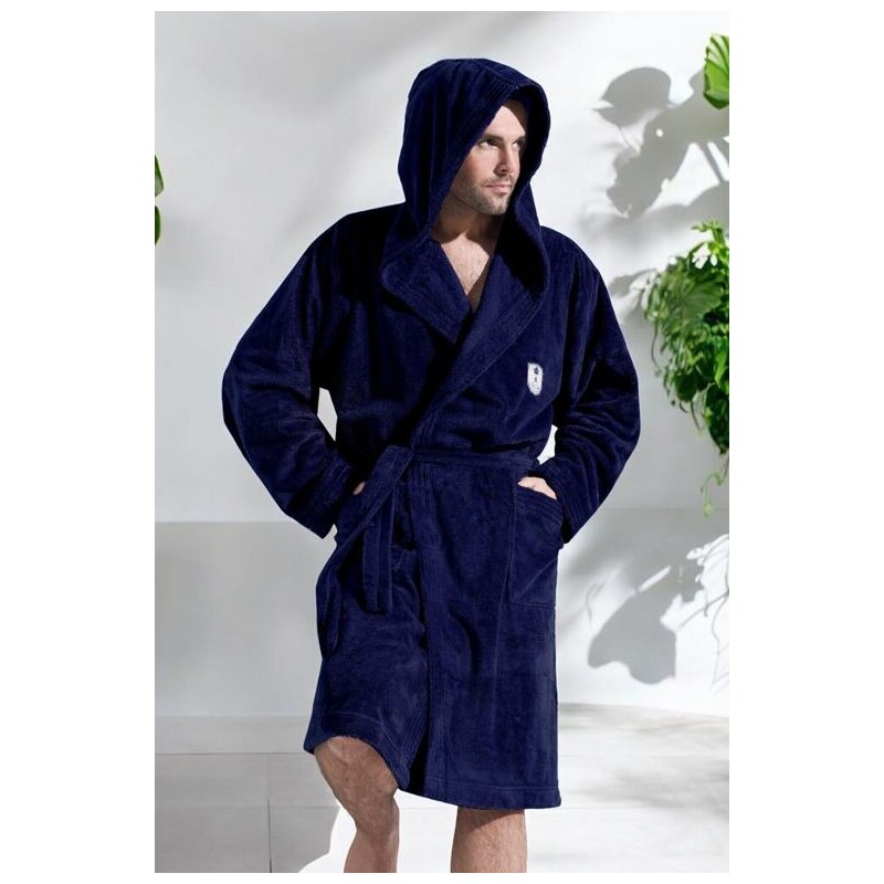 L&L Pánsky župan Ivo tmavo modrý 5536390