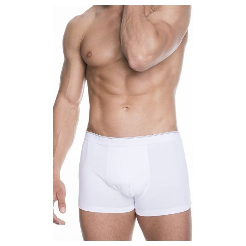 Julimex Bezšvové pánske boxerky Iron biele 67698352