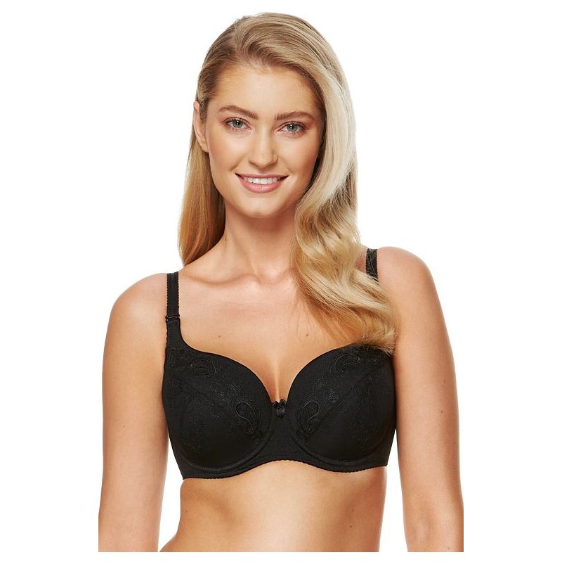 Gorteks Vystužená podprsenka Yvette čierna 35502203