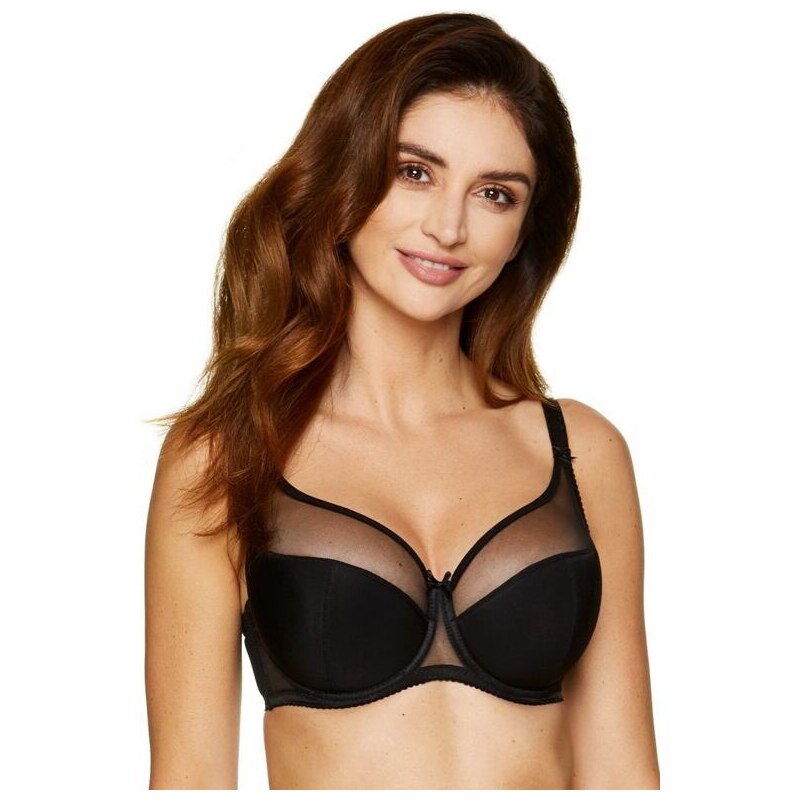 Gorteks Polovystužená podprsenka Zara/B3 čierna 37331034