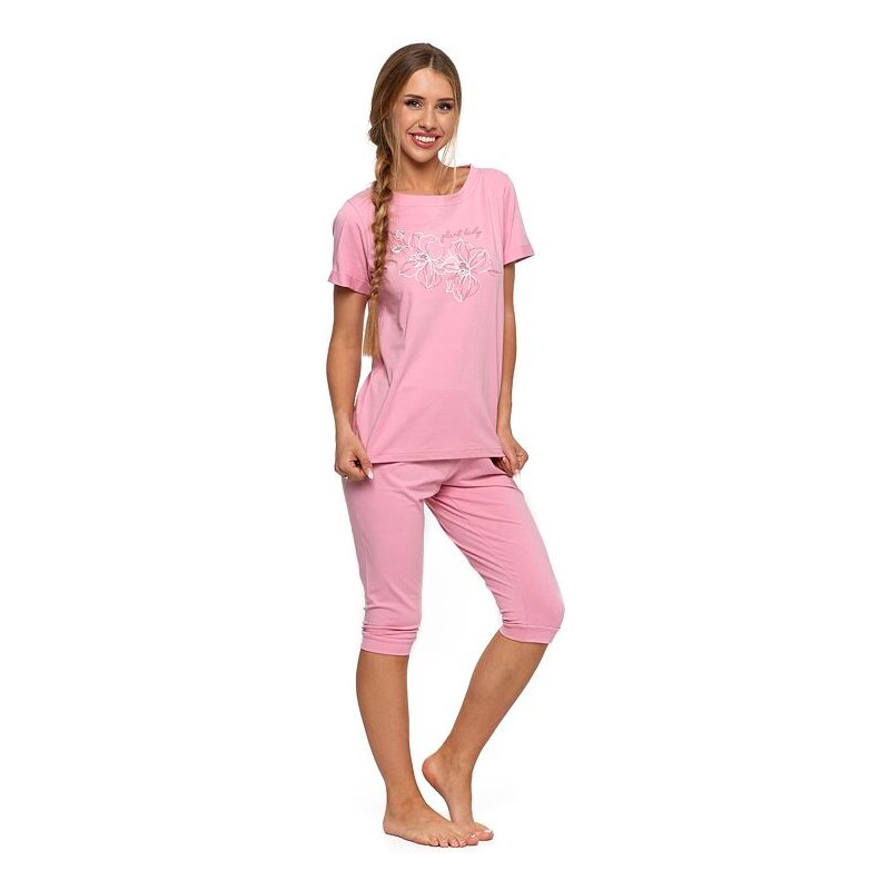 Moraj Dámske pyžamo Plant Lady ružové 39439870