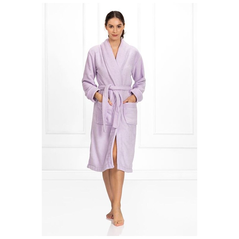 Momenti per me Huňatý župan Paloma svetle fialový 39563407