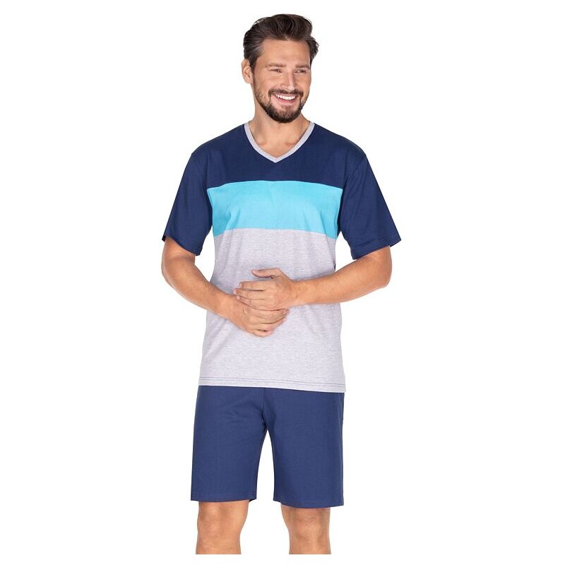 Regina Pánske pyžamo Rodrigo modré 39541364