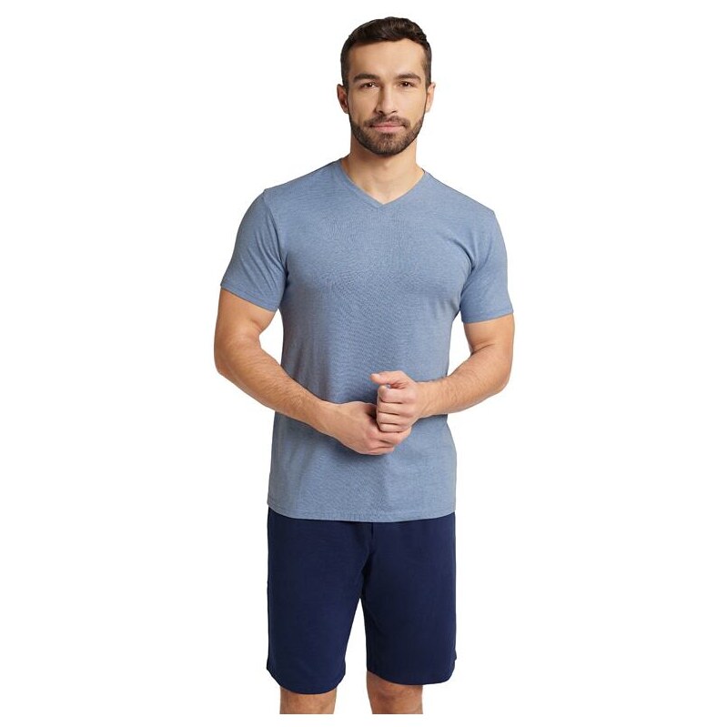 Henderson Pánske pyžamo Writer modré 57956816