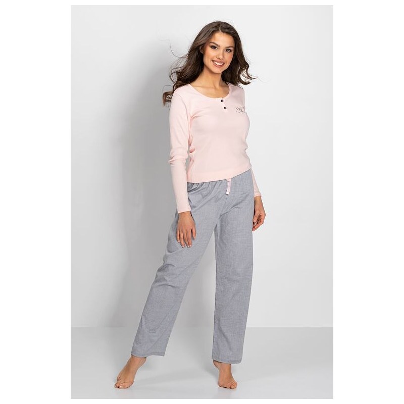 Momenti per me Luxusné dámske pyžamo Linda marhuľové 43791052