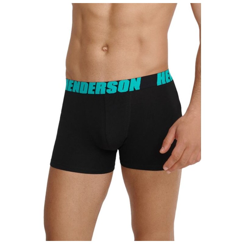 Henderson 3pack Pánskych boxeriek Immort čierne s logom 57956823