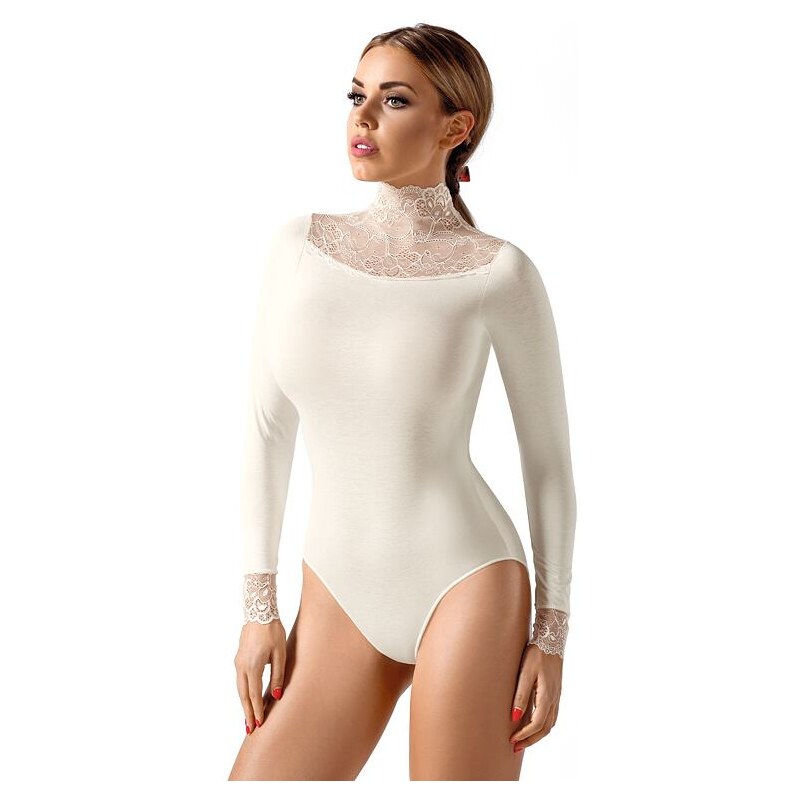 Hamana Body rolák Moments ecru s čipkou 46812379